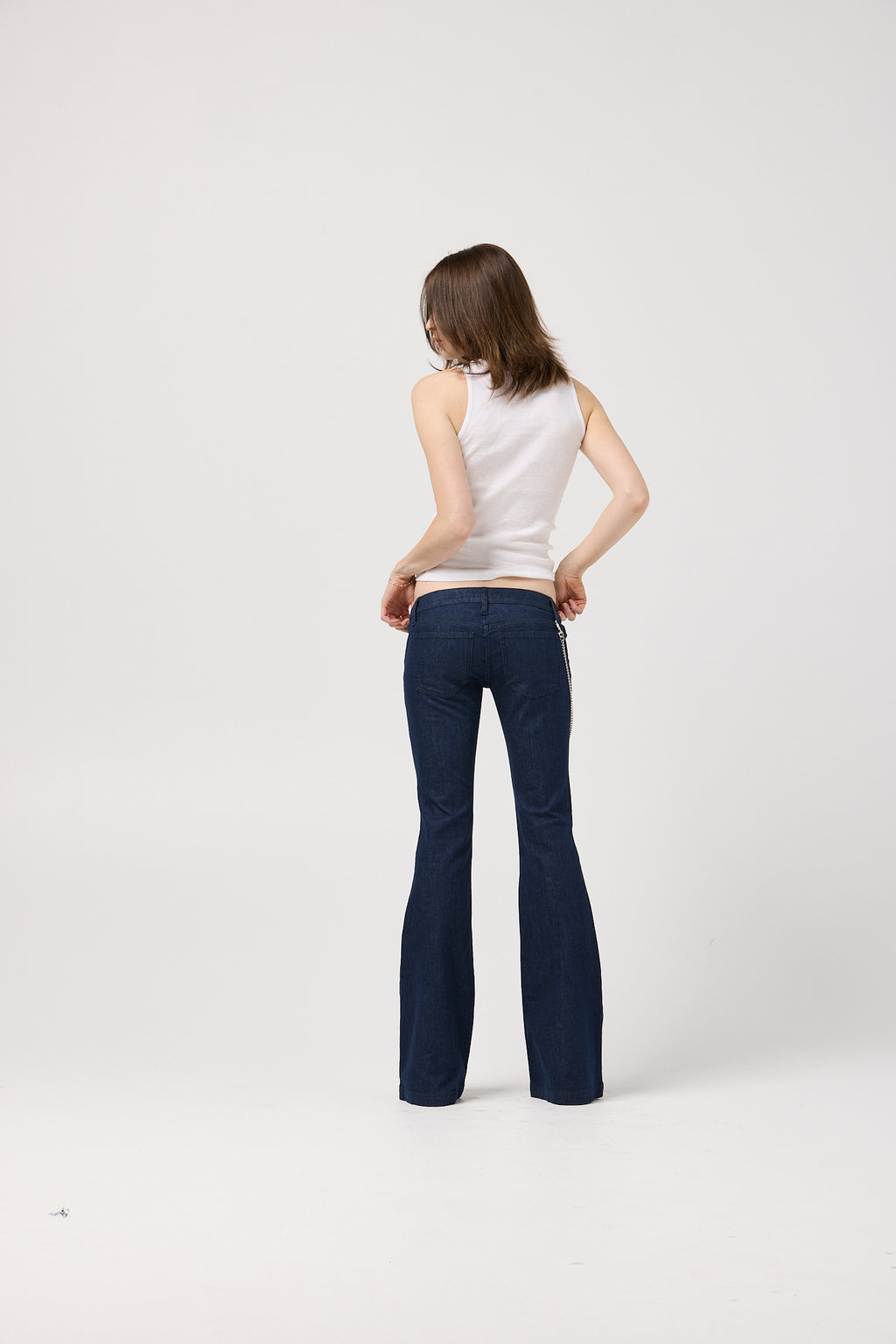 Low-rise bootcut jean with 34 inch inseam in organic stretch denim – The Instigator